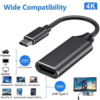 อะแดปเตอร์แปลงสายเคเบิ้ล Type C เป็น HDMI Ultra HD 4k USB 3.1 HDTV สําหรับ MacBook Chromebook Samsung S8 S9 รายละเอียดสินค้า: USB C เป็น HDMI