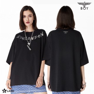 BOY LONDON บอย ลอนดอน T-SHIRT เสื้อยืด คอกลม ของแท้ 100% (BOY21TS1906N)