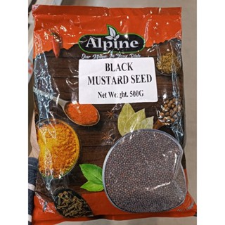 Black Mustard Seed Net Weight 500g. แบล็ค มัสตาร์ด ซี้ด (เมล็ดมัสตาร์ดดำ)