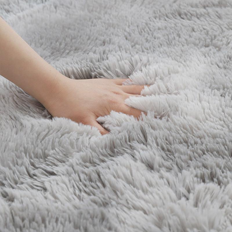 Zoyands [Uj032-Uj028] - พรมขนสัตว์ลาย & Ombre ขนาด 160 X 100 ซม./พรมกันลื่นขนสัตว์