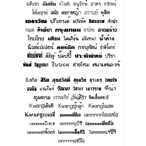 Fonts ตัวหนังสือโรงพิมพ์สวยๆ ราคาอย่างแพงเอามาลด ถูกๆ