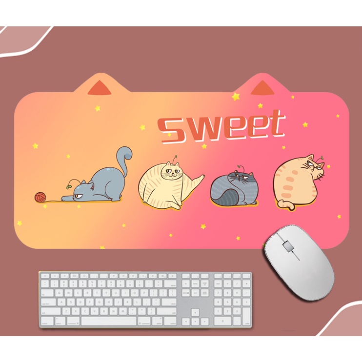 แผ่นรองเมาส์ ลายการ์ตูน กันลื่น แผ่นรองเมาส์เกมมิ่ง Mouse Pad