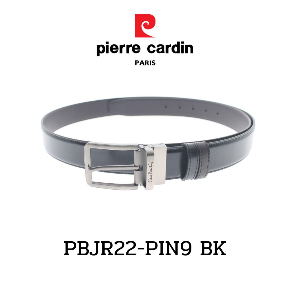 Pierre Cardin เข็มขัดหนังหัวเข็ม รุ่น PBJR22-PIN9