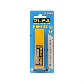 OLFA ใบมีดคัตเตอร์ MTB-10B ขนาด 12.5 มม.ใช้กับมีดคัตเตอร์ MT-1