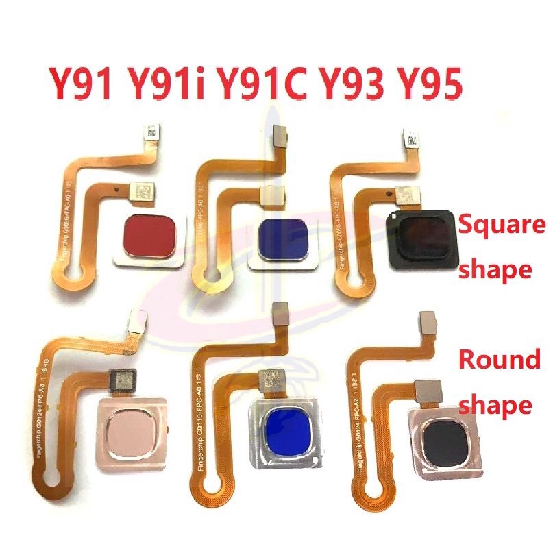 ลายนิ้วมือ แพรปุ่มโฮมสแกนนิ้ว ( Finger ) สําหรับ vivo Y91 Y91i Y91C Y93 Y95