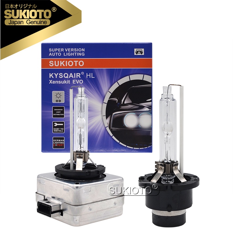 SUKIOTO JAPAN GENUINE Auto Lights 55W D1S D2S D3S D4S Xenon HID Car Bulb 35W D1R D2R D3R D4R Headlig