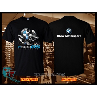 GILDAN Sanc6 [พร้อมส่ง] เสื้อยืดผ้าฝ้าย 100% พิมพ์ลายโลโก้ Bmw R1200 Gs Adventure Motorsports พลัสไซซ์ สําหรับผู้ชาย พลั