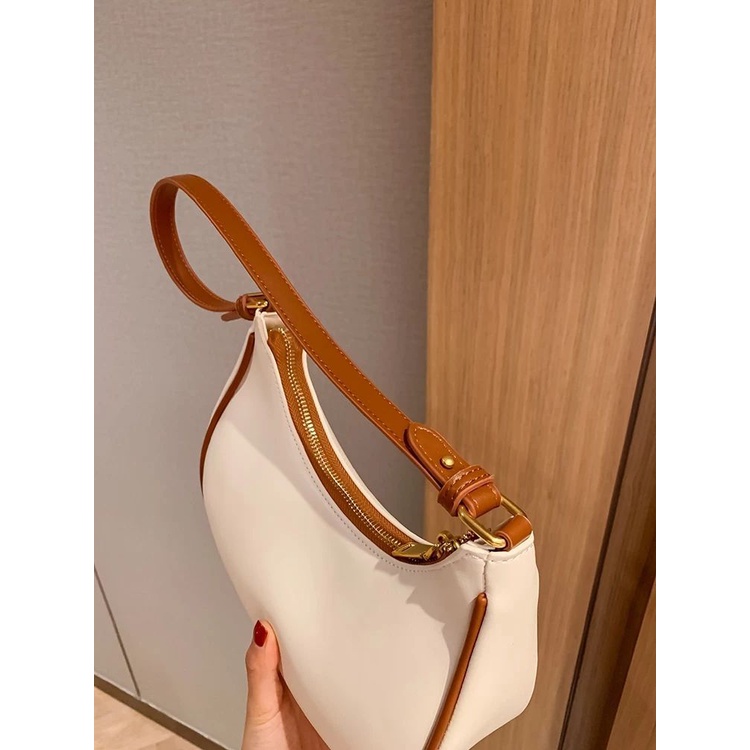 Baguette Bag กระเป๋าสะพายข้าง บาแกตต์ ผู้หญิง วัสดุหนังPU -รุ่น5235