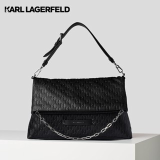 Karl Lagerfeld - K/KUSHION MONOGRAM-EMBOSSED FOLDED TOTE 226W3035 กระเป๋าถือ