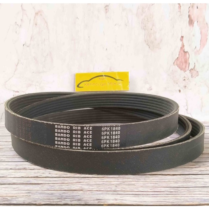 Bando Van Belt 6PK 1840 V เข็มขัดพัดลมเข็มขัด Groove 6PK-1840 พัดลมเข็มขัด Ford Fiesta Mazda 2
