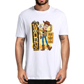 เสื้อยืดเด็กผช 100% ฝ้ายของเล่นเรื่องวินเทจนายอําเภอ woody doll edition อะนิเมะฤดูร้อนตลกผู้ชายแปลกใหม่เสื้อยืดผู้หญิงสบ