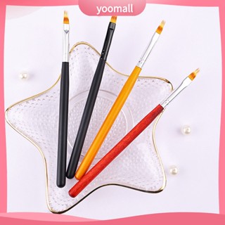 [YOOMALL] แปรงเพ้นท์เล็บ ด้ามจับทองแดง ทนทานสูง ตามหลักสรีรศาสตร์ สําหรับผู้หญิง