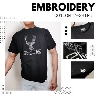 IBEROZ เสื้อยืด สไตล์มินิมอล ปักลายกวาง รุ่นS-DEER