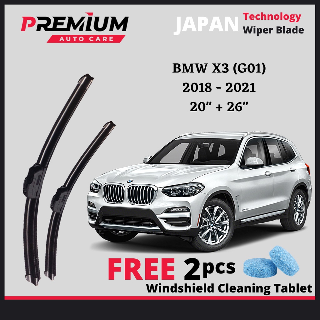 BMW X3 G01 [2018-2024] PREMIUM RUBBER WIPER BLADE JAPAN TECHNOLOGY WIPER BLADE WINDSCREEN WIPER BLAD