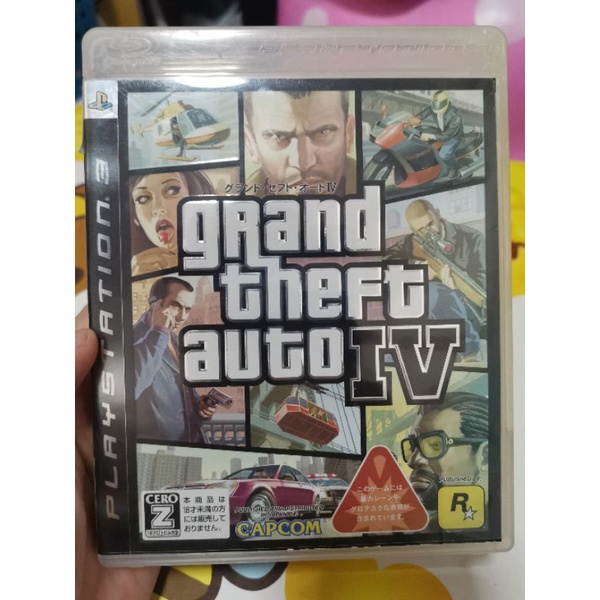 แผ่นแท้ ps3 Gta iv (ps3)​ japan คู่มือครบ