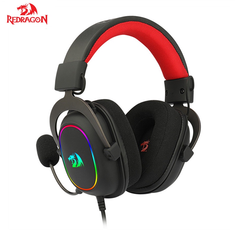 Redragon H510 RGB Zeus X Wired Gaming Headset  Lighting 7.1 Surround Sound Multi Platforms Headphone