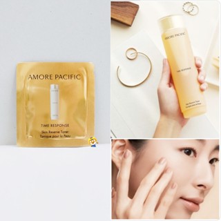 (EXP 04/2025) โทนเนอร์ชาเขียว ต่อต้านริ้วรอย Amore Pacific Time Response Skin Reserve Toner