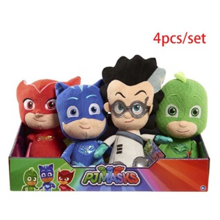 ของเล่นตุ๊กตา pj masks owlette catboy gekko 4 ชิ้น