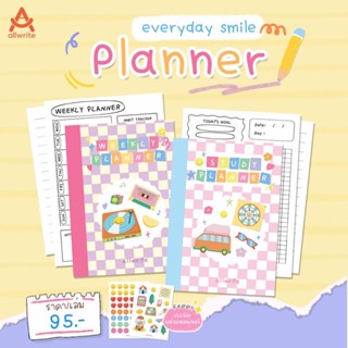 everydaysmile - Weekly Planner A5 แพลนเนอร์ ใช้ได้ตลอดทั้งปี