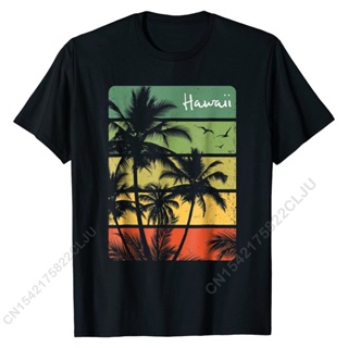 [COD]เสื้อยืด ผ้าฝ้าย พิมพ์ลาย Aloha Hawaii Hawaiian Island 1980s สไตล์วินเทจ สําหรับผู้ชายS-5XL