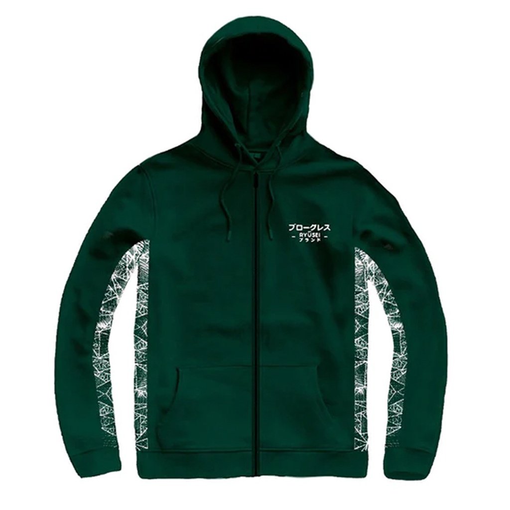 เสื้อแจ็คเก็ตสีเขียว Ryusei Katsuro