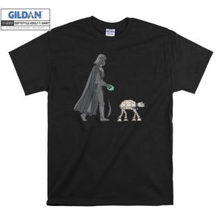 [COD]Gildan เสื้อยืด มีฮู้ด พิมพ์ลายกราฟฟิค Darth Vader At-At Walker ทรงโท้ท โอเวอร์ไซซ์ สําหรับเด็กทุกเพศ 7235S-5XL