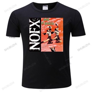 เสื้อยืดแฟชั่น - 070_NOFX พังก์ในเสื้อยืดลําลอง Drublic เสื้อยืดคุณภาพสูงสําหรับผู้ชายเสื้อยืดคุณภา