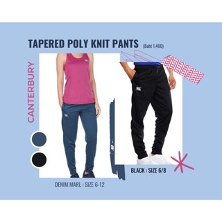 Pants, Canterbury Women Tapered Poly Knit Pants, กางเกงขายาว