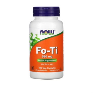 NOW Foods, Fo-Ti, He Shou Wu, 560 mg, 100 Veg Capsules