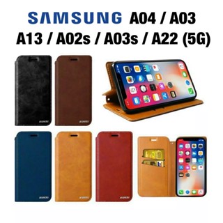 เคสฝาพับหนัง XUNDU SAMSUNG A04 A03 A02S A03s A13 A22 5G เคสฝาพับ ซัมซุง case เคส ฝาพับ