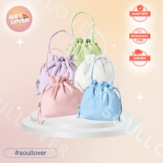 ของแท้/พร้อมส่ง 3CE PADDED BUCKET BAG กระเป๋าผ้า 3CE