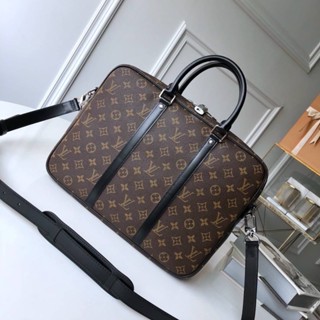 พร้อมส่ง New Louis Vuitton PORTE- DOCUMENTS VOYAGE PM(Ori)เทพ