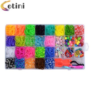 1500pcs Rubber Loom Bands Set Children DIY Toys Kid Make Woven Bracelet