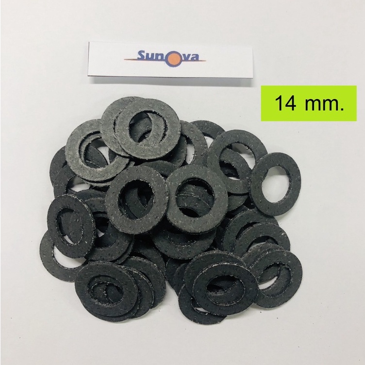 14 mm.แหวนรองน๊อตถ่ายน้ำมันเครื่อง HONDA  ISUZU  MAZDA  MITSUBISHI แหวนปะเก็นถ่ายน้ำมันเครื่องฮอนด้า