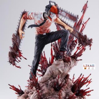 ฟิกเกอร์การ์ตูนอนิเมะ × Chainsaw Man - Denji Pochita GK 28 ซม. คุณภาพสูง ของเล่น ของสะสม ของขวัญ