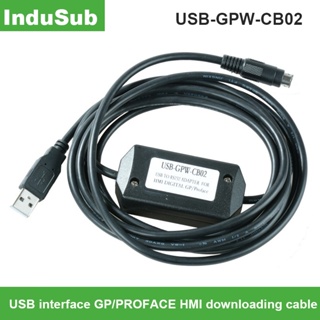 สายเคเบิลดาวน์โหลดโปรแกรม USB-GPW-CB02 USB RS232 สําหรับแผงสัมผัส DIGITAL GP HMI รองรับ XP/VISTA/ WIN7 2.5 ม.