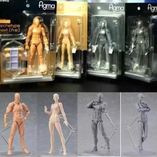 13 ซม. ผู้ชายผู้หญิง Figma 2.0 ภาพวาด Prop ปรับแต่ง Action Movable PVC Action Figure Collection จิตรกรรุ่นของเล่น Gift