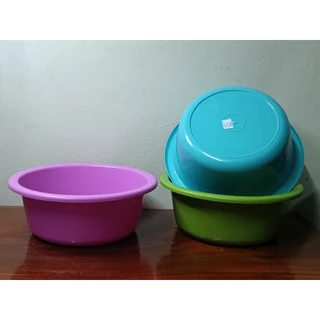 กะละมัง กะละมังพลาสติก ทรงกลม สีหวานสวยงาม กว้าง 40cm. กะละมังอเนกประสงค์ กะละมังซักผ้า 🔥พร้อมส่ง🔥