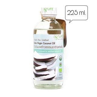 น้ำมันมะพร้าวสกัดเย็น Organic Extra Virgin Coconut Oil อะกรีไลฟ์ ออร์แกนิค 225ml คีโต Keto diet