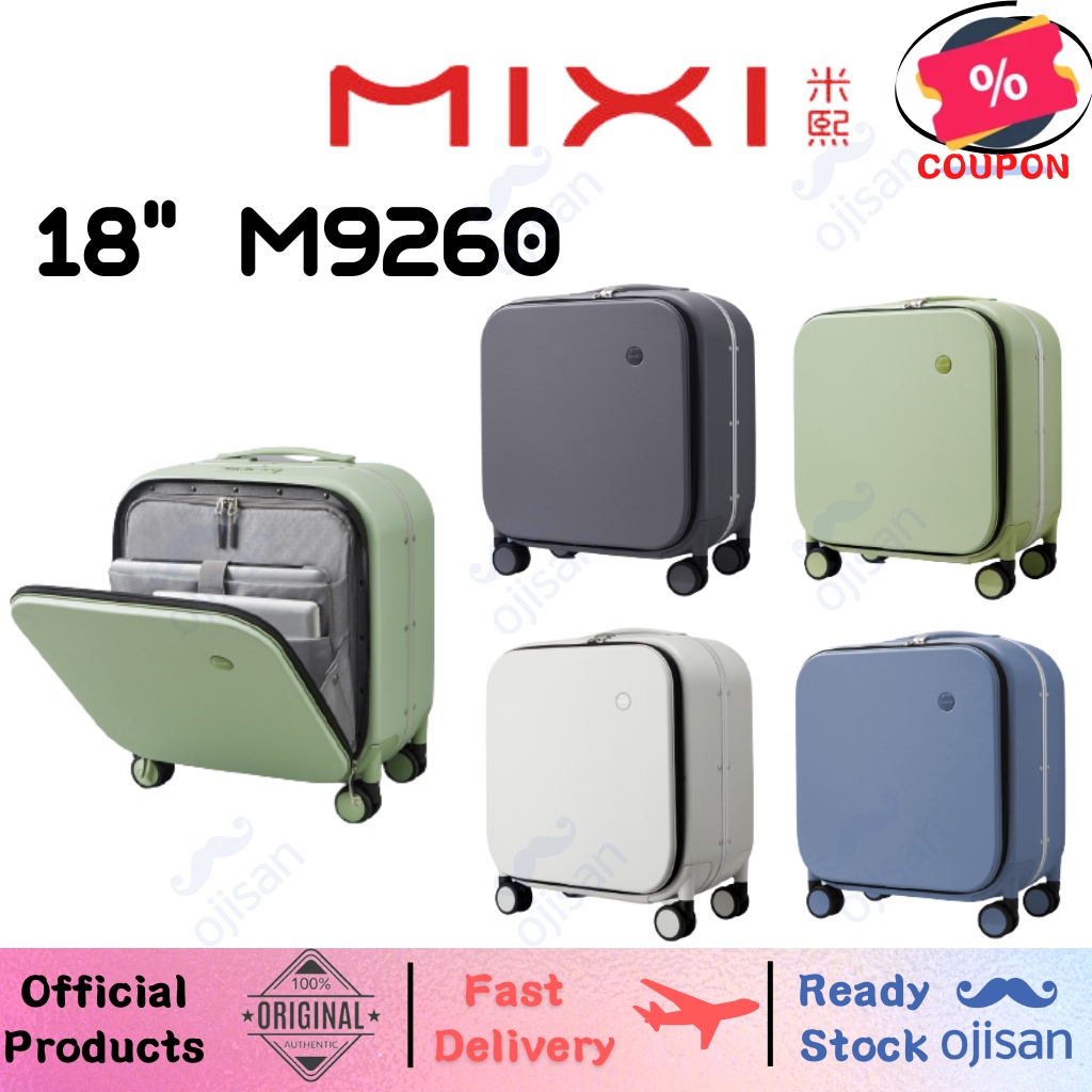 【MIXI】กระเป๋าเดินทาง แบบเปิดด้านหน้า น้ําหนักเบา ขนาดเล็ก 18 นิ้ว สําหรับผู้หญิง M9260