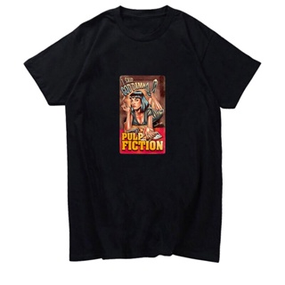 เสื้อยืดผู้หญิง Mia Wallace Zei Ik Verdomde Pulp Fiction Tarantino Unisex เสื้อยืดเสื้อยืด Grafische เสื้อยืดขนาดใหญ่ ฮา