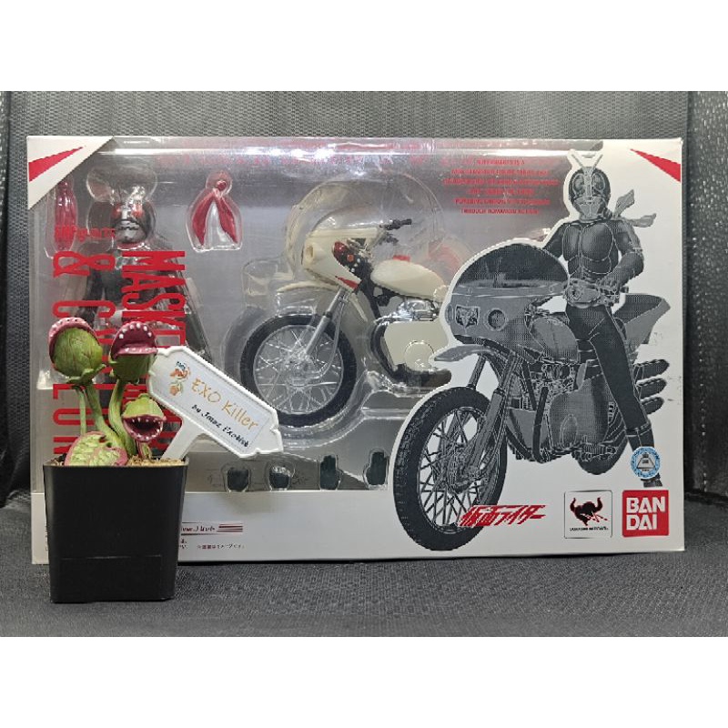 ♨️ USED Masked Rider 2 & Cyclone Motorcycle Kamen Mask Rider V2 SHF S.H.Figuarts Figuarts Bandai #EX