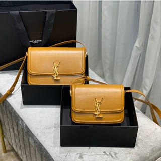 พรี​ Ysl saint laurent 634305 Solferino Box กระเป๋าสะพาย กระเป๋าแฟชั่น หนังแท