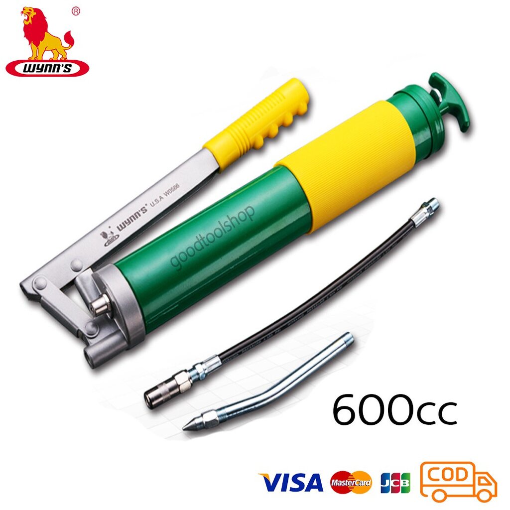 [ของแท้] กระบอกอัดจารบี 600cc อย่างดี เกรดงานอุตสาหกรรม WYNN'S Premium ใช้งานหนัก กระบอกอัดจารบี 600ซีซี รุ่นw0586
