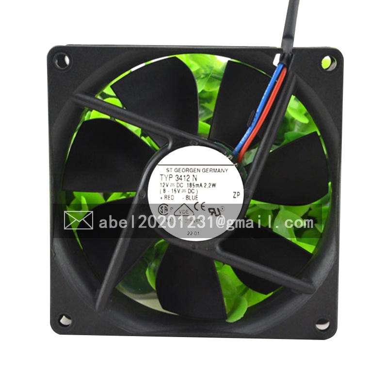 HY ยี่ห้อใหม่ TYP 3412N 3412 N 12V DC ORIGINAL COOLING FAN 9225 92*92*25MM