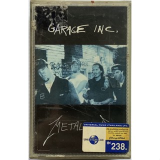 Cassette Tape เทปคาสเซ็ตเพลง Metallica อัลบั้ม Garage Inc. 2 ม้วนคู่ ลิขสิทธิ์ ซีล