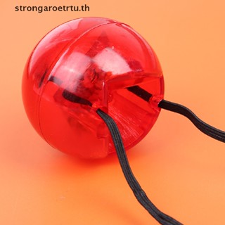 Strongaroetrtu จมูกตัวตลก พร้อมไฟ Led สีแดง สําหรับปาร์ตี้ฮาโลวีน