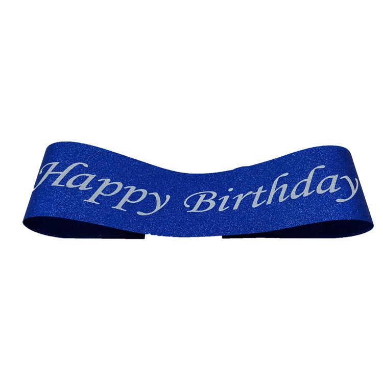 ส่งไว สายสะพายวันเกิด Happy Birthday วิบวับ วิบวับ ราคา ถูกที่สุด ดีลบีเคเค แกลเลอรีภาพที่ 7