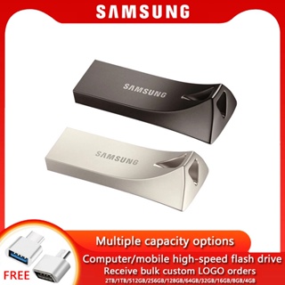 แฟลชไดรฟ์โลหะ ขนาดเล็ก Usb 3.0 128GB 256GB 512GB 1TB 2TB 64GB 32GB 16GB 8GB 4GB สําหรับ Samsung