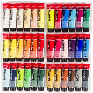 [1/2] Amsterdam acrylic 120 ml. standard series made in Netherland I สีอะคริลิกแบบหลอดกลุ่มสีพื้นฐาน